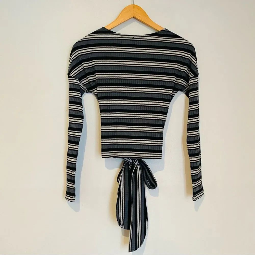 Free People Always With Me Striped Crop Top Size XS - Picture 5 of 6